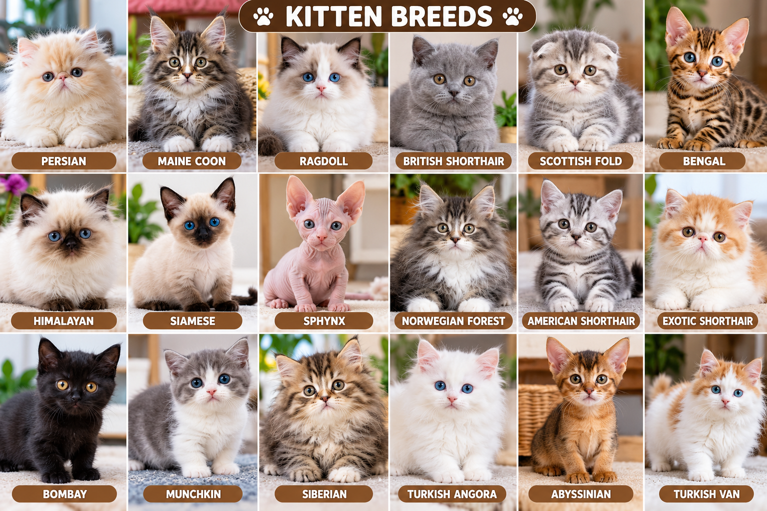 Fluffy kitten